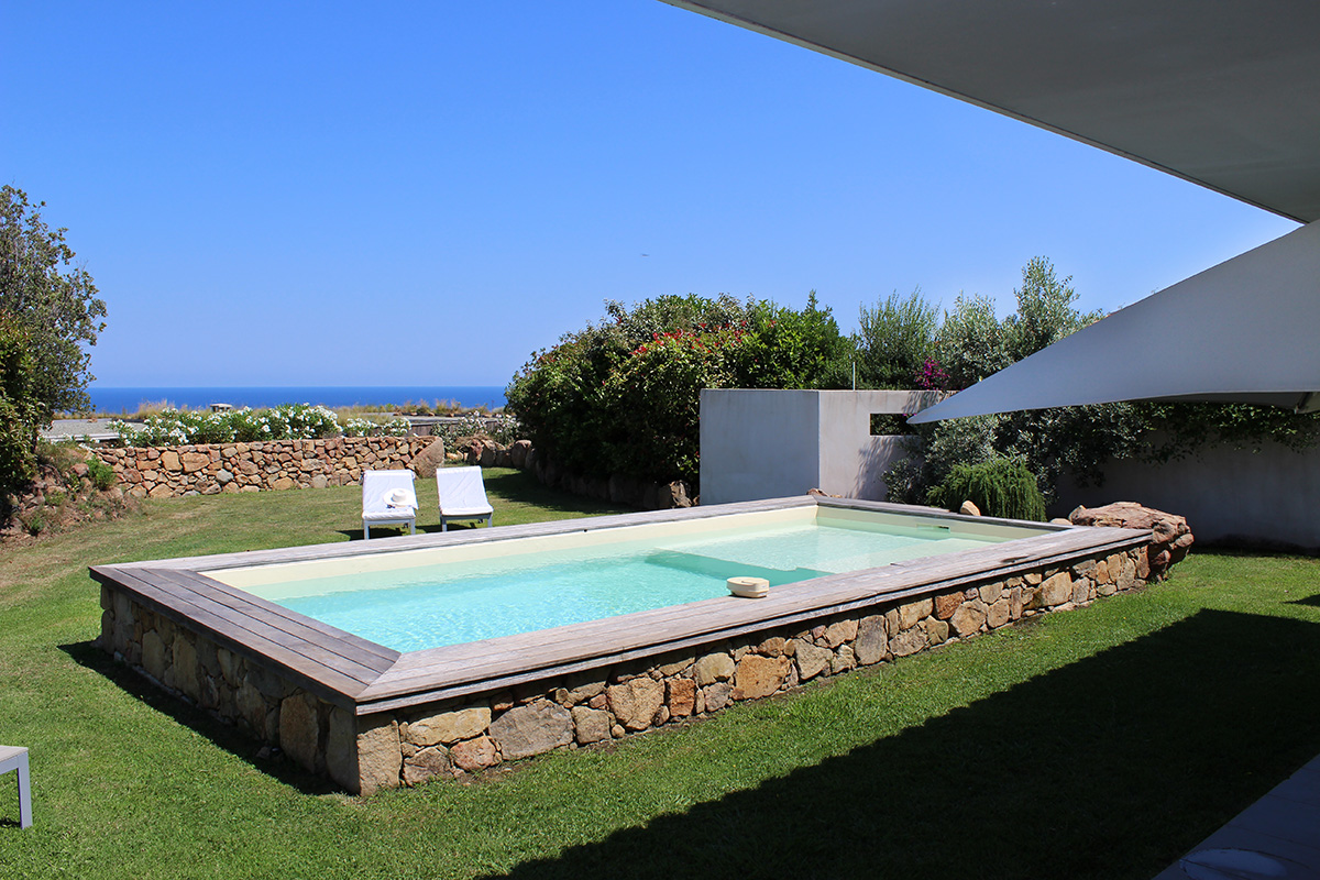 sea pool corsica villa rentals